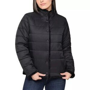 NWT Nicole Miller Women's Reversible Black Faux Fur Jacket